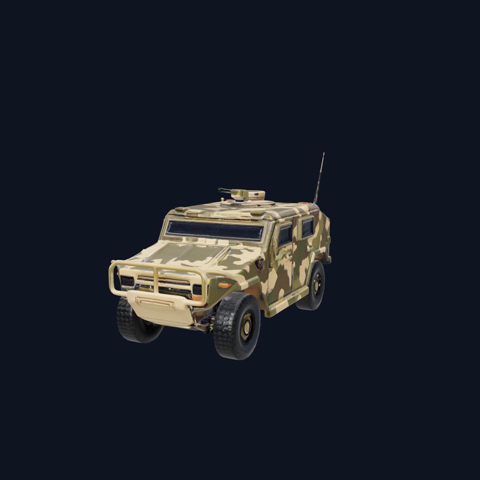 Camouflage Armored Vehicle model pack